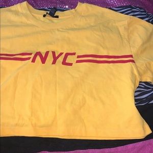 Nyc Crop Top Shirt